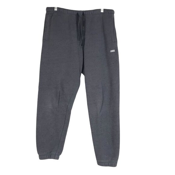 FIGS - WOMEN'S LARGE - GRAY ELASTIC WAIST COTTON BLEND JOGGER SWEATPANTS - Picture 1 of 10